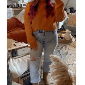 Boutique vintage ripped jeans
